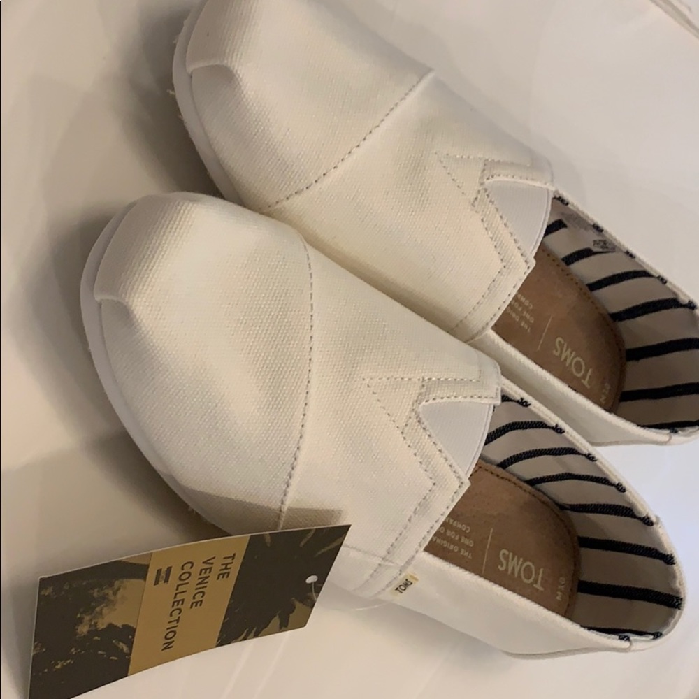 Classic Toms White Canvas